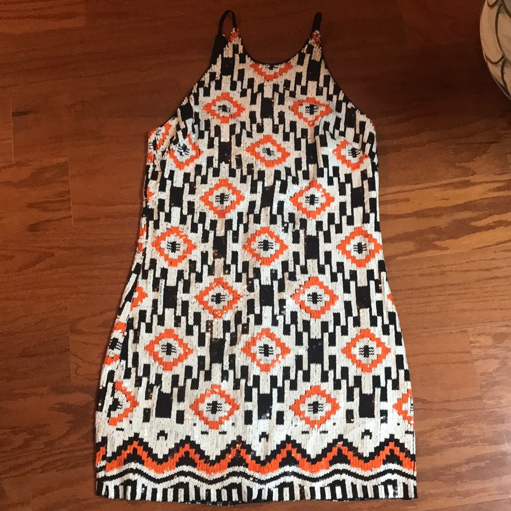 Sequence party dress.